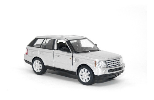 Range Rover Sport - Escala 1/38 Prata - Kinsmart - Metal