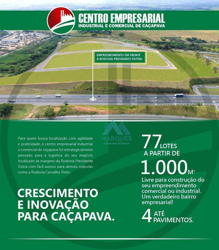 Imagem 1 de 2 de Terrenos Comerciais De Frente Para Via Dutra À Venda, 1000 M² Por R$ 500.000 - Te0003