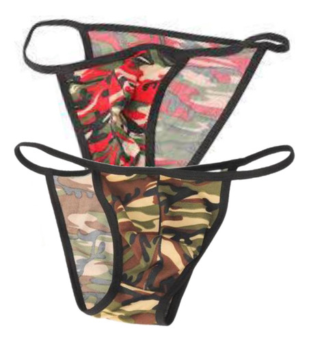 Set 2 Bikinis Corte Mini Para Los Hombres Calzones Casuales