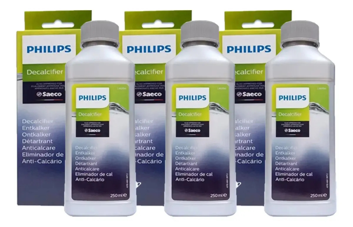 Descalcificante Cafeteira Philips Saeco 250ml Kit 3