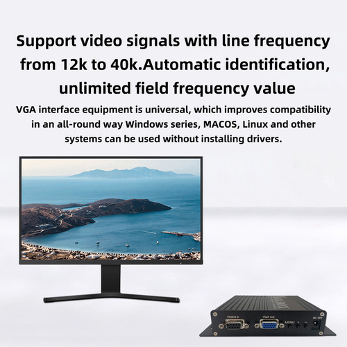 Convertidor De Vídeo Inicial Plug-and-play De Mda Cga Ega A