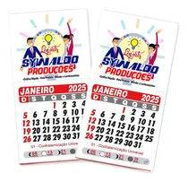Comprar 100 Mini Calendário Brinde Personalizados Anual! Sua Logo!