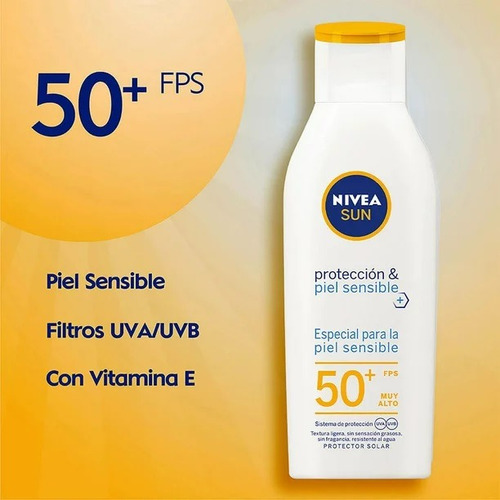 Kit Nivea Protectores Solares Piel Sensible Y Gel Facial