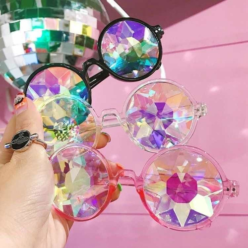 Lentes Caleidoscopio Circulares, Fiestas