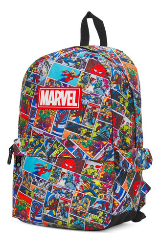 Mochila Espalda 17 PuLG Laptop Escolar Mooving Marvel Retro