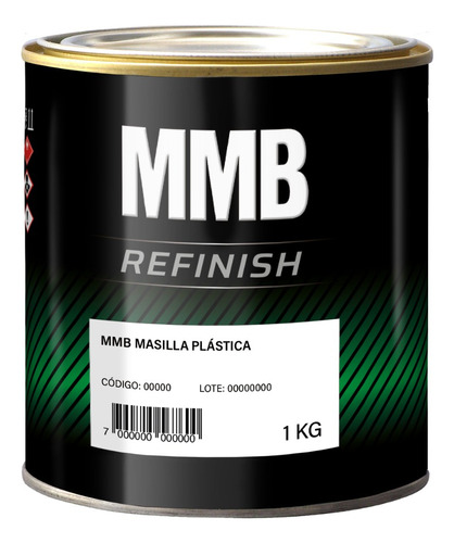 Mmb Masilla Plástica 1kg Colorin - Davinci