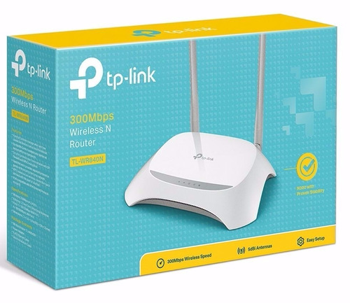 Roteador Wireless 300mbps Tp-link Tl-wr 840n Wifi