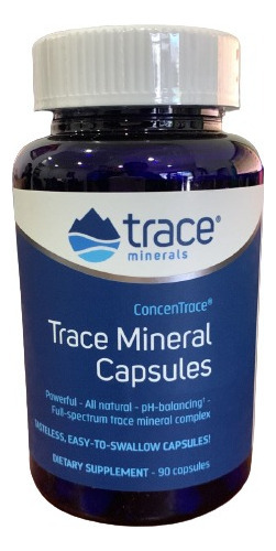 Trace Minerals Concentrace Trace Minerals 90 Capsulas Sabor Sin Sabor