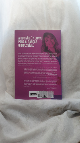 Livro Eu Escolhi Sorrir - Soraya Moraes - Editora Pórtico (Usado)