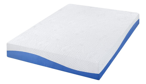 Wave - Colchón De Espuma Viscoelástica Con Gel, Memory Foam,