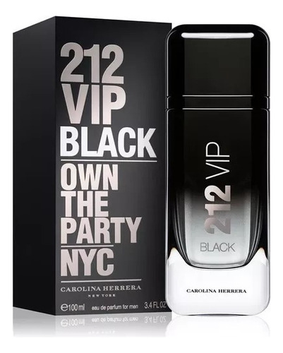 Perfume Carolina Herrera 212 Vip Black 100ml Original+regalo