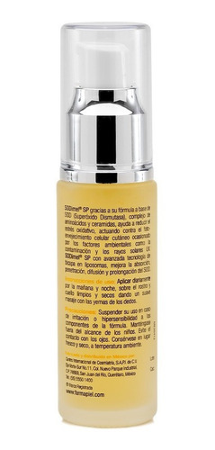 Imagen 6 de 7 de Suero Facial Antioxidante Sodimel Anti Estrés Y Arrugas 30gr