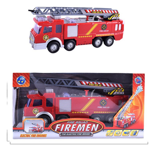 Camión De Bomberos Para Niños Con Agua Pulverizada Y Sonido