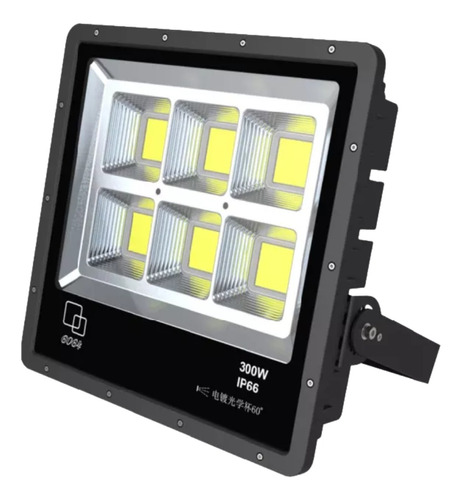 Reflector Led 300w Ip66 Luz Blanca Denky Para Exteriores