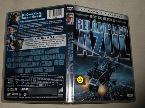 Relampago Azul- Dvd- Roy Scheider- Malcom M Cdowell (Usado)