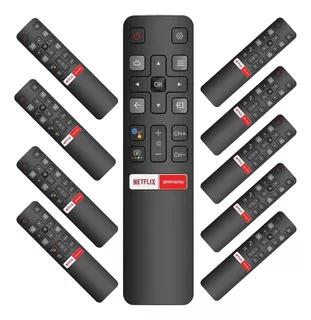 Kit 10 Controle Remoto Tv Tcl 4k Smart Netflix Atacado