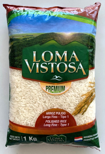 Arroz G2 Loma Vistosa Premium Largo Fino 1 Kg (10 Un.)