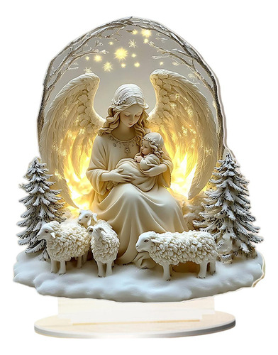 ) Escena De Natividad De Ángel De Navidad 2d, Estilo A