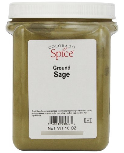 Colorado Spice Sage, Molido, Frascos De 16 Onzas (paquete De