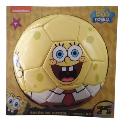 Balón De Fútbol Nickelodeon #3 Soccer Bob Esponja