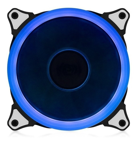 Ventilador Iceberg Eklypse Azul 120mm Led Ring Molex 3 Pin