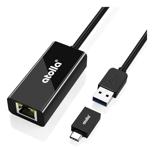 Atolla Adaptador Usb Ethernet, Adaptador De Red Usb 3.0