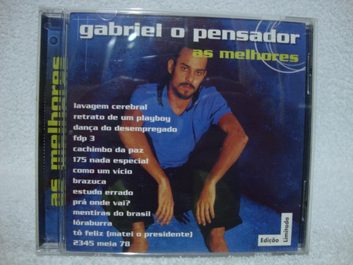 Cd Original Gabriel O Pensador- As Melhores