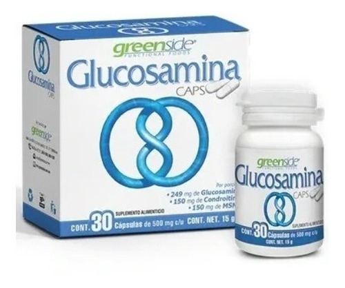 Greenside Glucosamina 15 G, 30 Capsulas Sfn