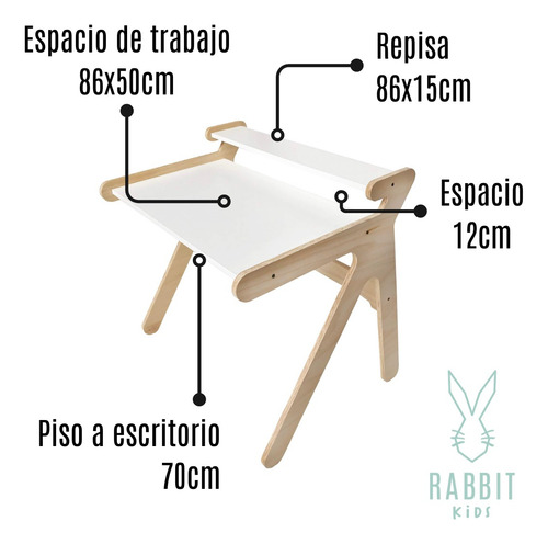 Escritorio Nordico Móvil Moderno Home Office Mesa Estudio