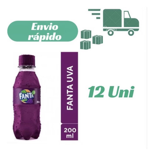 Refrigerante Sukita Uva 200ml Caçulinha - Kit C/ 12 Unidades