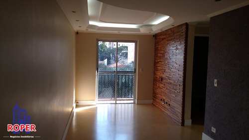 Imagem 2 de 30 de Excelente Apartamento De 62 M²/2 Dormitórios/1 Vaga À Venda Na Vila Esperança, São Paulo - Ap01159 - 69534708