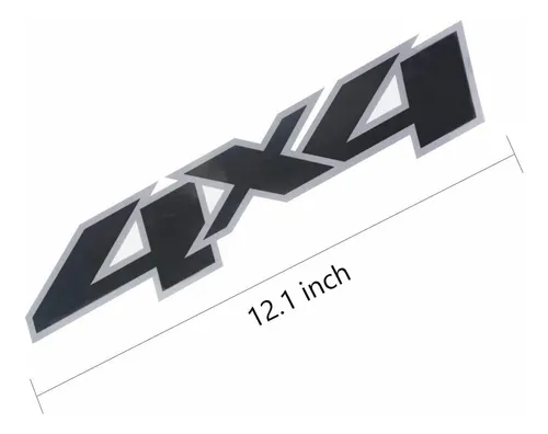 2pc 4x4 Calcomanías Pegatizas Reemplazo De Emblemas Para La