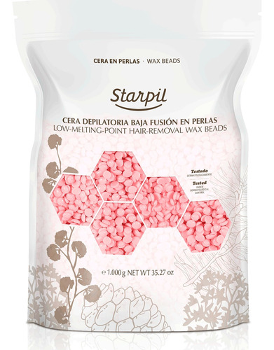 Cera En Perlas Rosa Starpil - g a $100