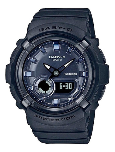Reloj Casio Baby-g Bga-280-1adr Mujer 100% Original Color de la correa Negro Color del bisel Negro Color del fondo Negro