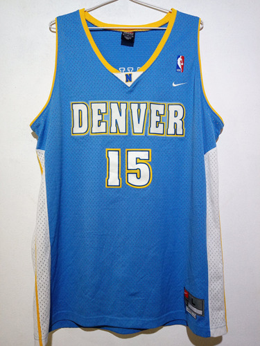 Camiseta Denver Nuggets Nike #15 Carmelo Anthony Nba