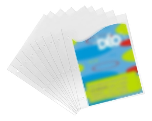 50 Envelopes Plásticos A4 Super Grossos Para Pastas 23x30 Cm