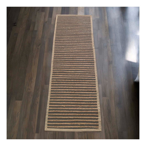 Alfombra De Pasillo Hecha A Mano De Yute De Tejido 60x180 Cm 1.8 M 60 Cm Yute Marrón Claro