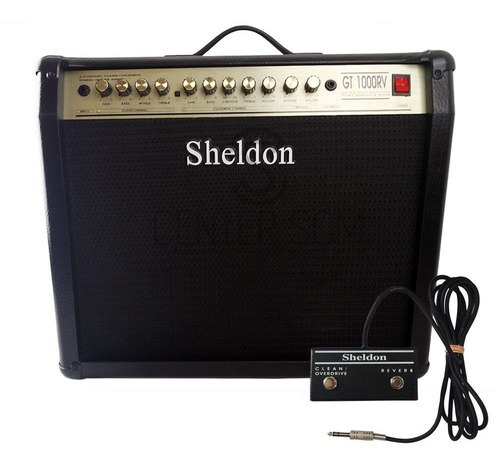 Cubo P/ Guitarra 100 Wrms Sheldon Gt1000rv Guittar Style Cor Preto 110V/220V