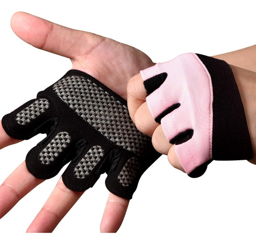 Gym Gloves For Women & Men - Fingerless Workout Gloves