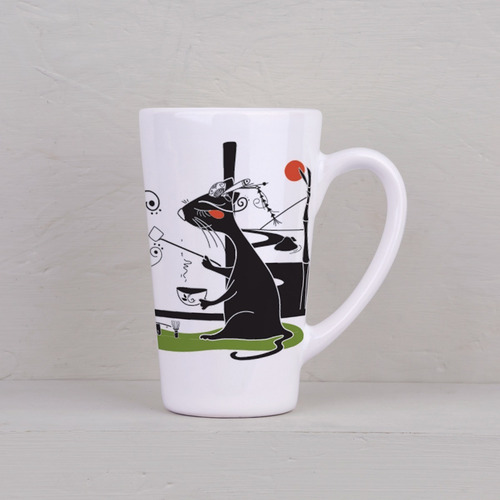 Imagen 1 de 1 de Taza Jarro Submarino Cerámica Decorado