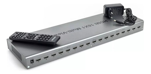 Switch Multi-viewer 16x1 4k - Hdmi 16 Telas