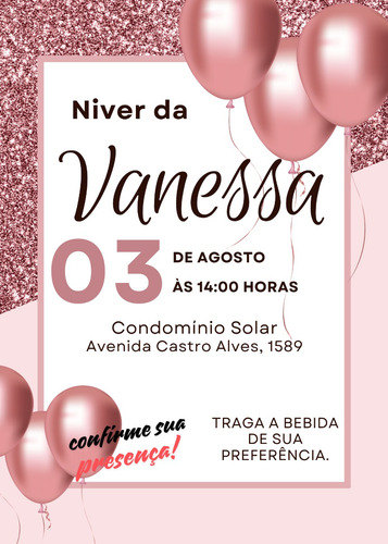 Convite Virtual Interativo - Aniverários, Comemorações...