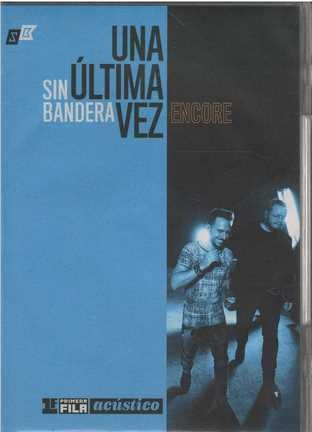 Cddvd - Sin Bandera / Una Ultima Vez - Primera Fila Dvd+cd