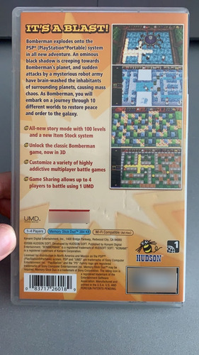 Bomberman Psp (Usado)
