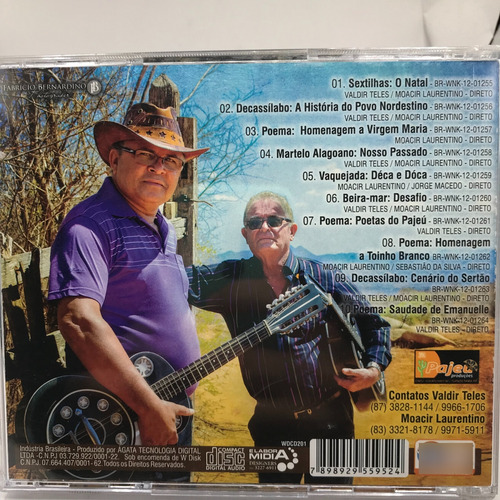 Cd Valdir Teles E Moacir Laurentino No Meio Da Caminhada