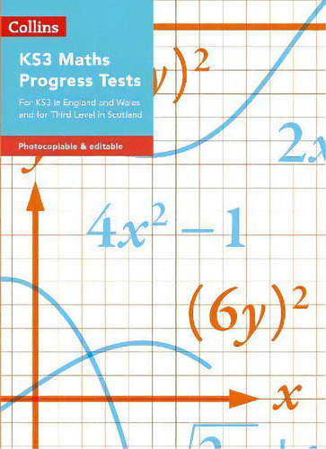 Ks3 Maths Progress Tests : For Ks3 In England And Wales And For Third Level In Scotland, De Chris Pearce. Editorial Harpercollins Publishers, Tapa Blanda En Inglés