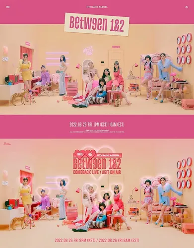 TWICE BETWEEN 1&2 ミニアルバム 4種セット Compatible Compatible Twice - Between 1&2 11th Mini Album