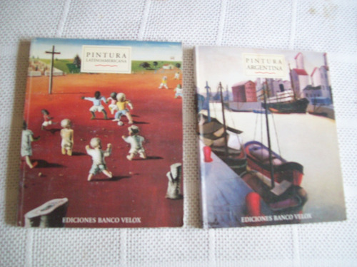 Lote 2 Libros Pintura Argentina/latinoamericana Banco Velox