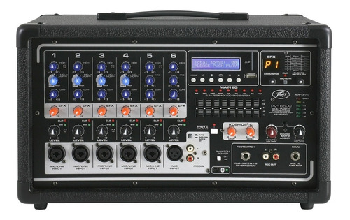 Cabezal Potenciado Pv-6500 Mp3/bt Peavey Power Mixer