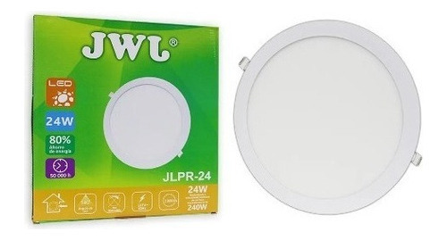 Plafon Led 24w Marca Jwj Modelo Jlpr-24 Para Empotrar.